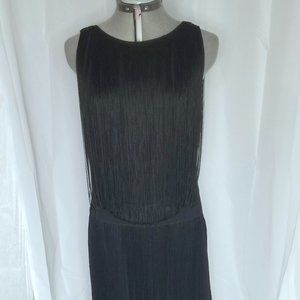 Le chateau, M, black, flapper dress